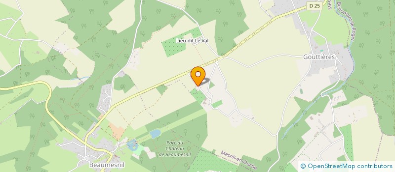 localisation de l'entreprise MADAME VICTORIA SABOURET GARAT DE NEDDE  MESNIL-EN-OUCHE