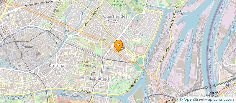 localisation de l'entreprise MADAME VICTORIA SAMUELS à STRASBOURG