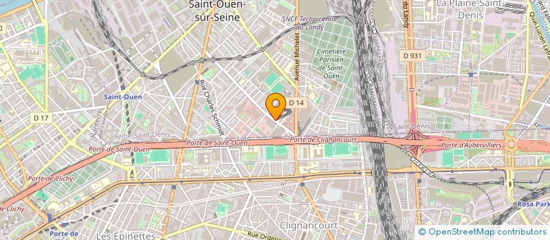 localisation de l'entreprise MADAME VICTORIA SANCHEZ à SAINT-OUEN-SUR-SEINE
