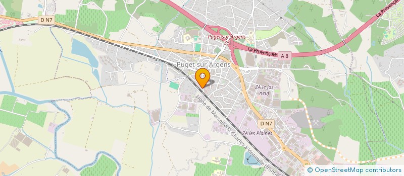 localisation de l'entreprise MADAME VICTORIA SANTORO  PUGET-SUR-ARGENS
