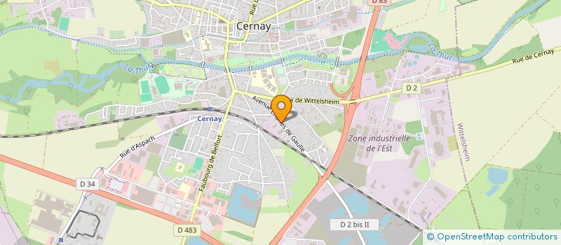 localisation de l'entreprise MADAME VICTORIA SARKISSYAN à CERNAY