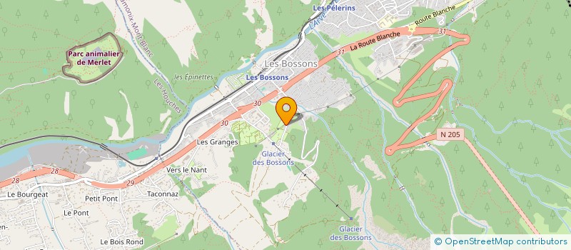 localisation de l'entreprise MADAME VICTORIA SHERWIN  CHAMONIX-MONT-BLANC