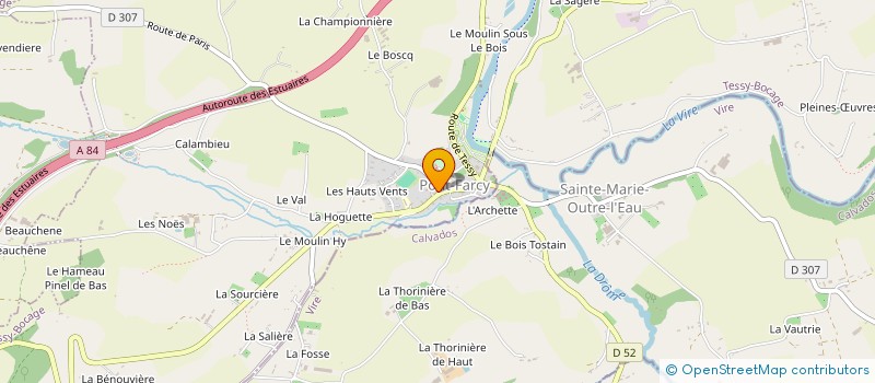 localisation de l'entreprise MADAME VICTORIA SHILLINGFORD  TESSY-BOCAGE