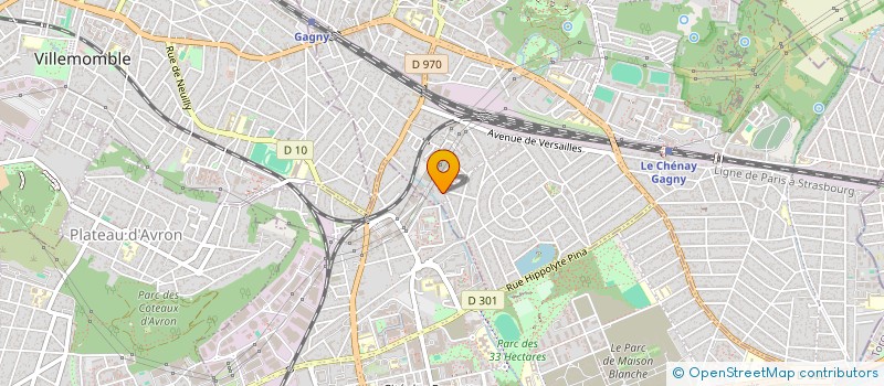 localisation de l'entreprise MADAME VICTORIA SIMONY  GAGNY