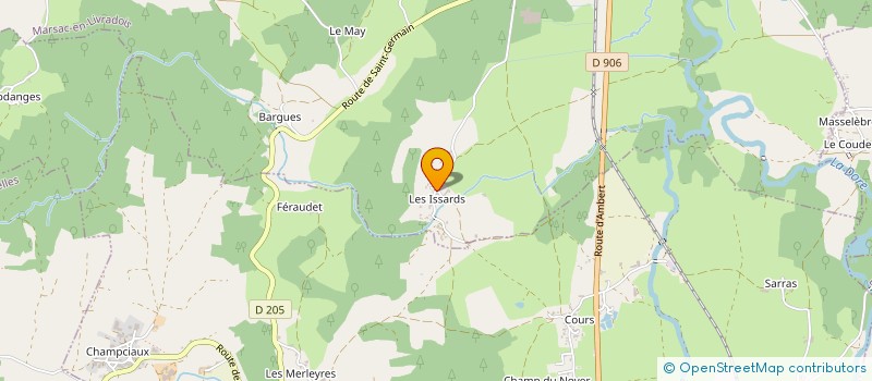 localisation de l'entreprise MADAME VICTORIA SMITH à MARSAC-EN-LIVRADOIS