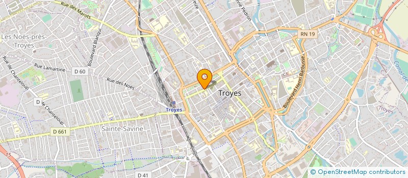 localisation de l'entreprise MADAME VICTORIA SORET à TROYES