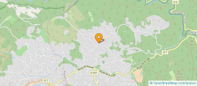 localisation de l'entreprise MADAME VICTORIA SPIRIDONOVA  ROQUEFORT-LES-PINS