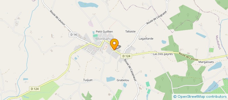 localisation de l'entreprise MADAME VICTORIA SWETMAN  MONBAHUS