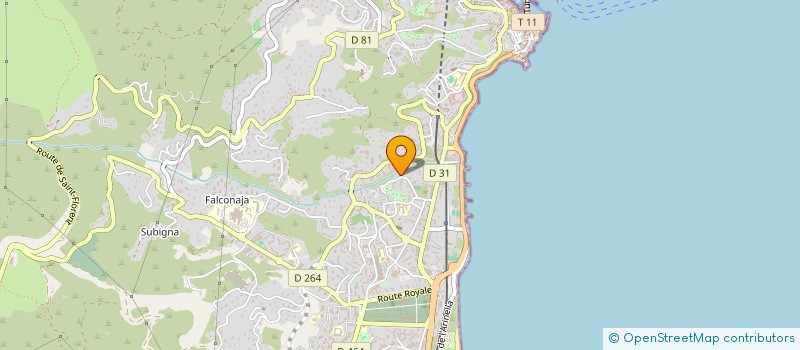 localisation de l'entreprise MADAME VICTORIA SYLVAIN-GARCIA à BASTIA