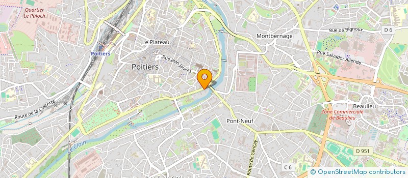 localisation de l'entreprise MADAME VICTORIA SZYMANSKI  POITIERS