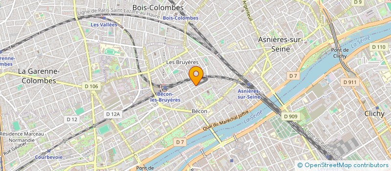 localisation de l'entreprise MADAME VICTORIA TEISSIER à COURBEVOIE