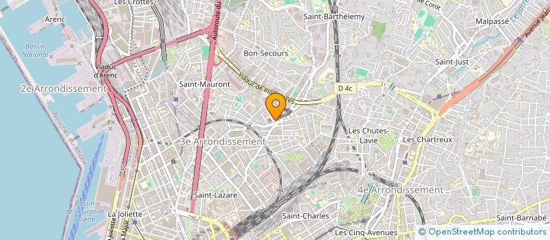 localisation de l'entreprise MADAME VICTORIA THOUVENY à MARSEILLE