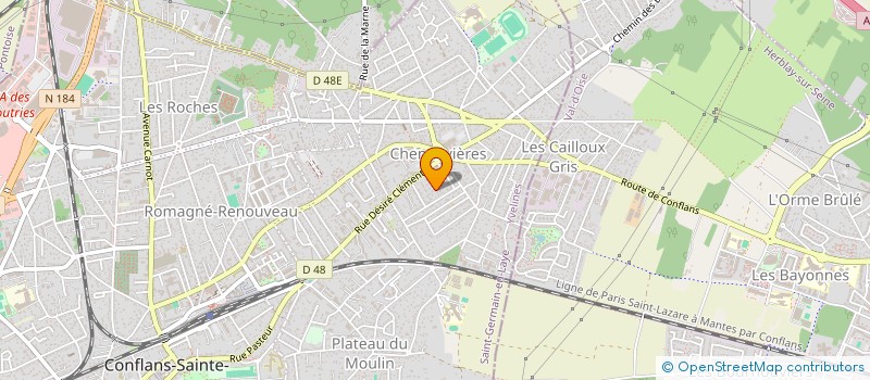 localisation de l'entreprise MADAME VICTORIA TOPALA  CONFLANS-SAINTE-HONORINE