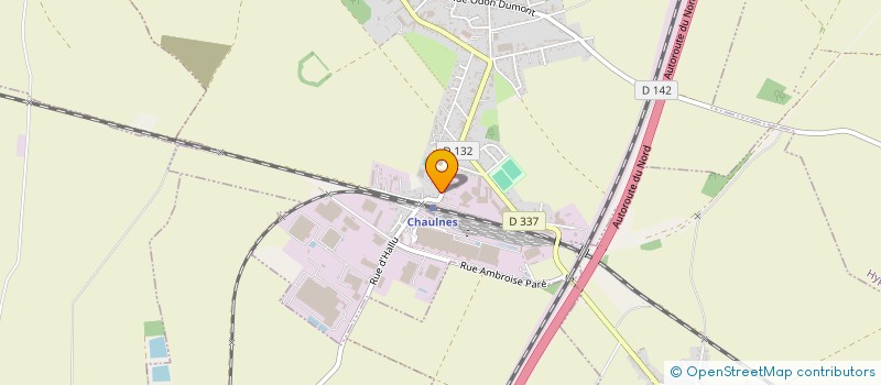 localisation de l'entreprise MADAME VICTORIA TROTET  CHAULNES