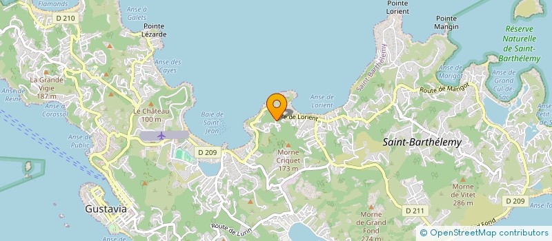 localisation de l'entreprise MADAME VICTORIA VALENTINI à SAINT BARTHELEMY