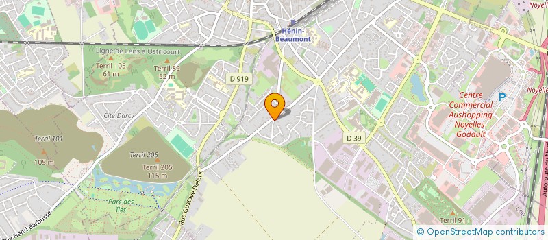 localisation de l'entreprise MADAME VICTORIA VERMEIRSCHE à HENIN-BEAUMONT