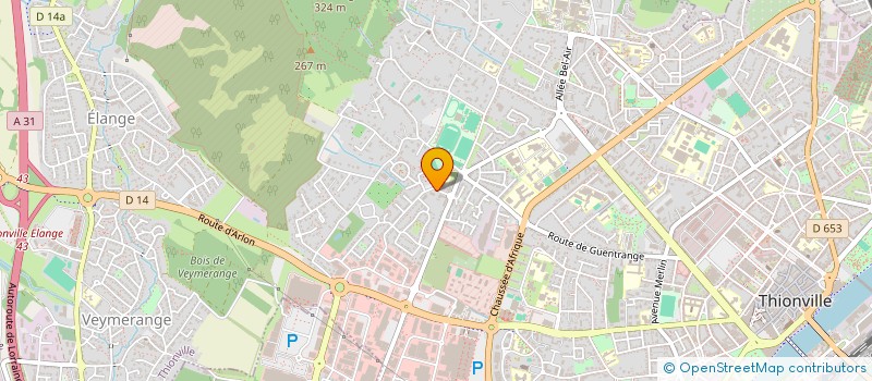 localisation de l'entreprise MADAME VICTORIA VERNI  THIONVILLE