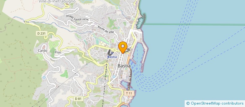 localisation de l'entreprise MADAME VICTORIA VIDAL à BASTIA