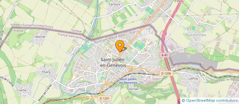 localisation de l'entreprise MADAME VICTORIA VIGLINO  SAINT-JULIEN-EN-GENEVOIS