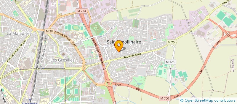 localisation de l'entreprise MADAME VICTORIA VILLEGAS  SAINT-APOLLINAIRE