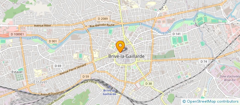 localisation de l'entreprise MADAME VICTORIA WAROT  BRIVE-LA-GAILLARDE