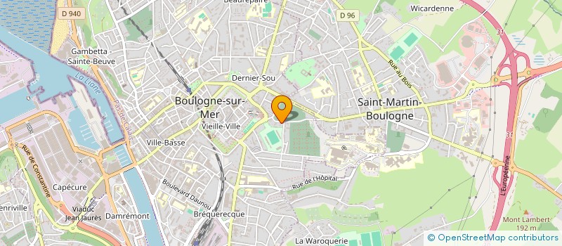 localisation de l'entreprise MADAME VICTORIA WEDIER  OUTREAU