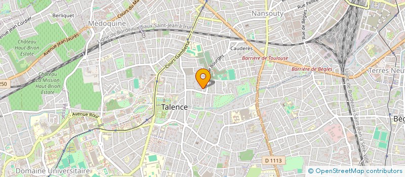 localisation de l'entreprise MADAME VICTORIA ZUSSINO  TALENCE