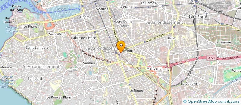 localisation de l'entreprise MADAME VICTORINE ABRIGO PINO à MARSEILLE