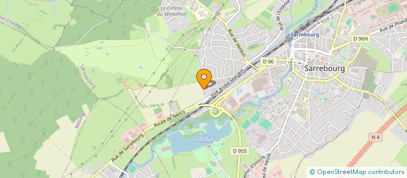 localisation de l'entreprise MADAME VICTORINE AIRIMA  SARREBOURG