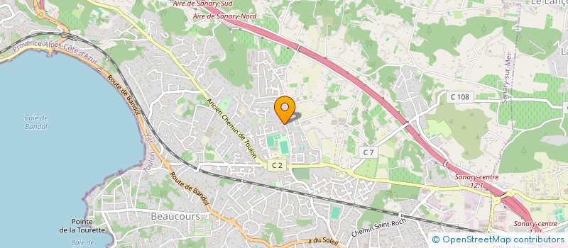 localisation de l'entreprise MADAME VICTORINE BORNET  SANARY-SUR-MER