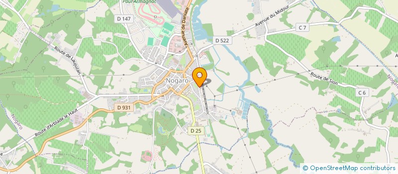 localisation de l'entreprise MADAME VICTORINE BOSCHI  CAUPENNE-D ARMAGNAC