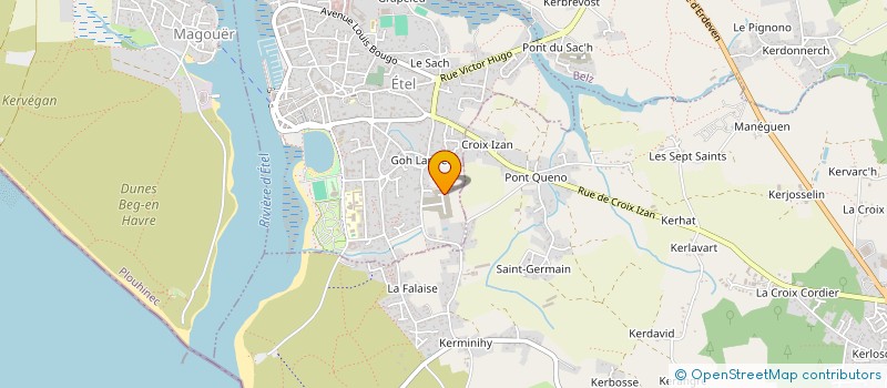 localisation de l'entreprise MADAME VICTORINE CHEVALIER  CARNAC