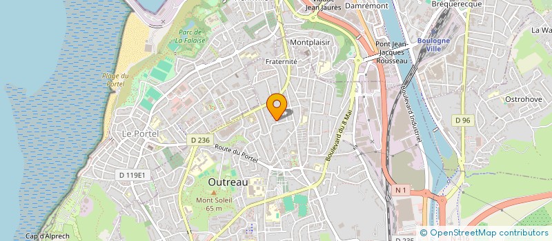localisation de l'entreprise MADAME VICTORINE CONDETTE à OUTREAU