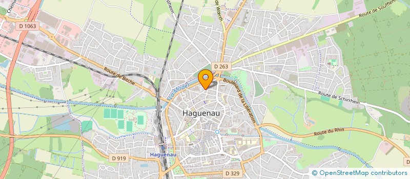 localisation de l'entreprise MADAME VICTORINE DAUM  HAGUENAU