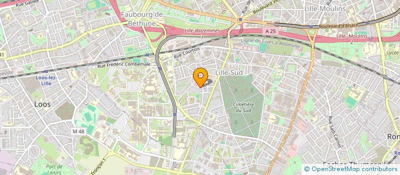 localisation de l'entreprise MADAME VICTORINE DEBACHY à LILLE