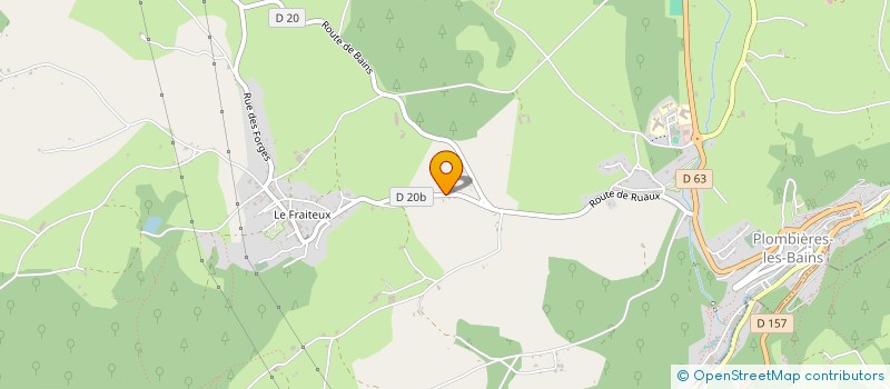 localisation de l'entreprise MADAME VICTORINE DUPART  PLOMBIERES-LES-BAINS