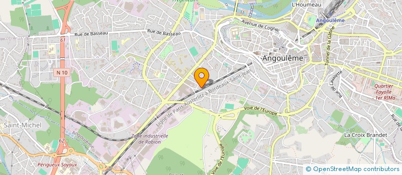 localisation de l'entreprise MADAME VICTORINE EPOUPA à ANGOULEME