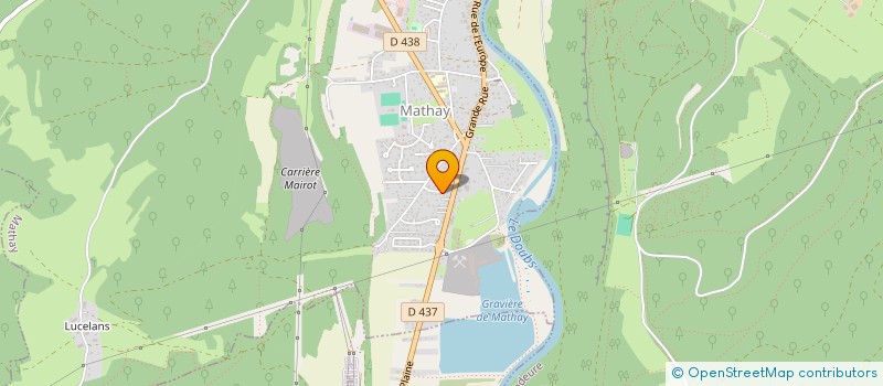 localisation de l'entreprise MADAME VICTORINE FEBVRE  MATHAY