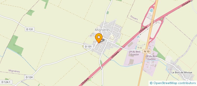 localisation de l'entreprise MADAME VICTORINE FERREIRA à MIGNIERES