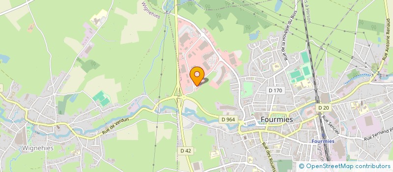 localisation de l'entreprise MADAME VICTORINE GENDRE  FOURMIES