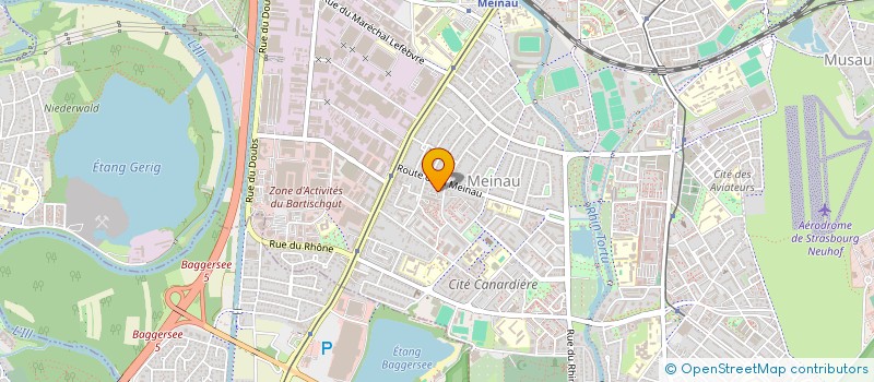 localisation de l'entreprise MADAME VICTORINE GEORGER  STRASBOURG