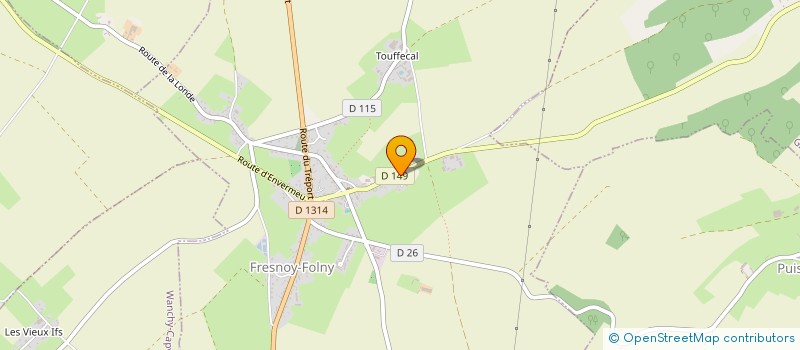 localisation de l'entreprise MADAME VICTORINE HAGNERELLE  FRESNOY-FOLNY