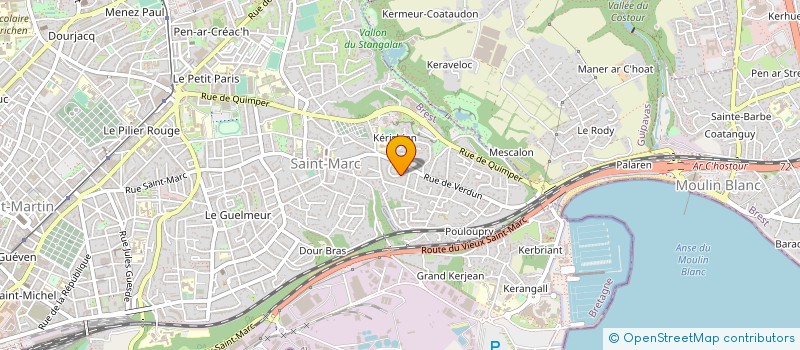 localisation de l'entreprise MADAME VICTORINE HAMON à BREST