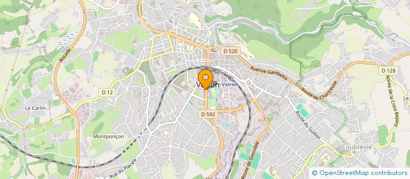 localisation de l'entreprise MADAME VICTORINE HERBEPIN à VOIRON