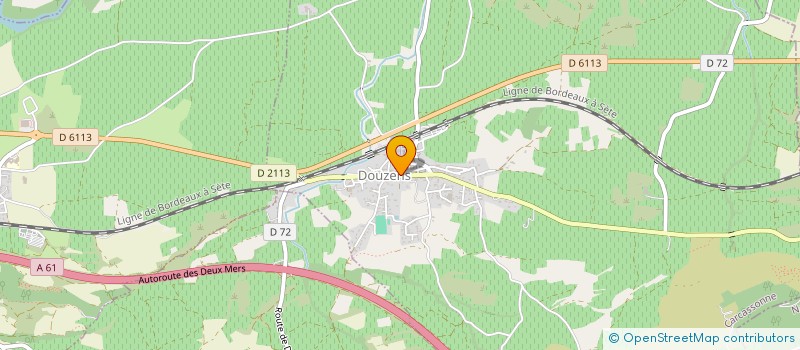 localisation de l'entreprise MADAME VICTORINE HERREDIA  DOUZENS