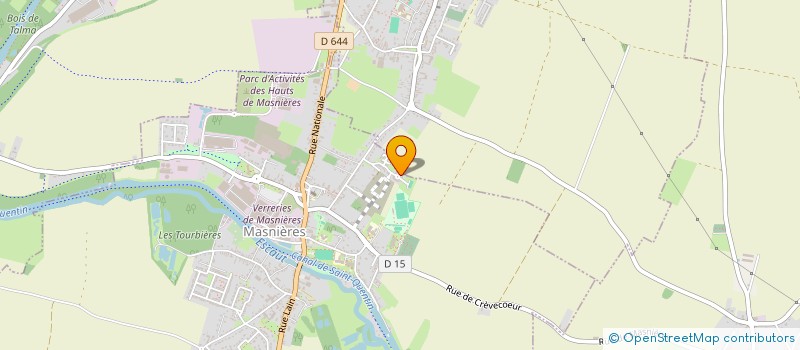 localisation de l'entreprise MADAME VICTORINE MACHU  MASNIERES
