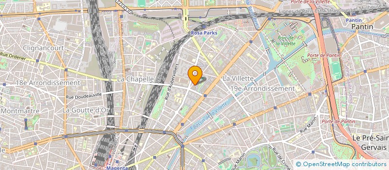 localisation de l'entreprise MADAME VICTORINE NGON MINOUE  PARIS