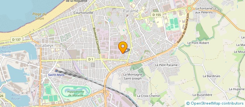 localisation de l'entreprise MADAME VICTORINE PAPAIL  SAINT-MALO