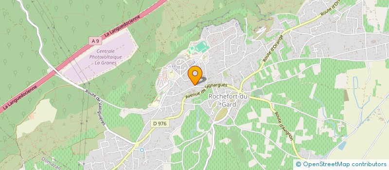 localisation de l'entreprise MADAME VICTORINE PERDEREAU  ROCHEFORT-DU-GARD