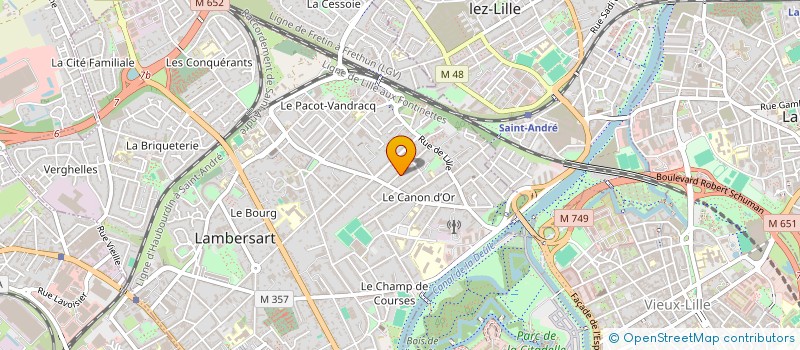 localisation de l'entreprise MADAME VICTORINE PIERRU à LAMBERSART